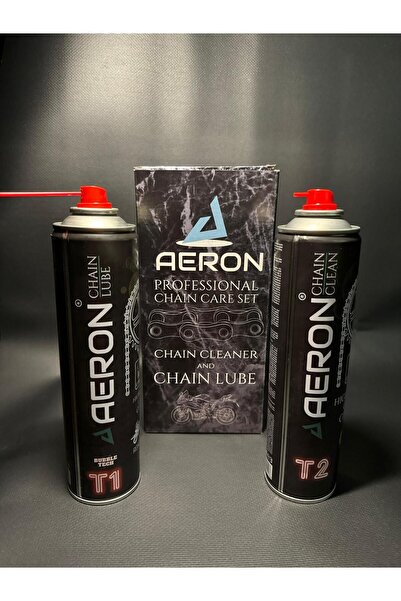 aeron Zincir Yağlayıcı ve Temizleyici Sprey Seti (T1+T2)