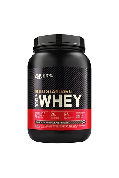 Optimum Nutrition Chocolate Gold Standard Whey Protein Powder - 908 G Sptopt 013098