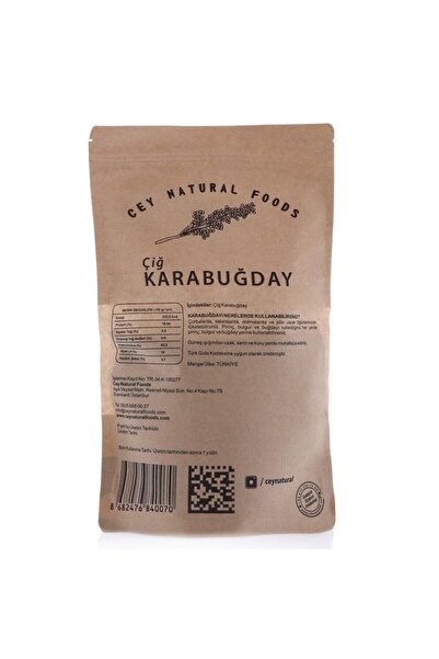 Cey Natural Foods Cey Naturel Çiğ Karabuğday Tane 500 gr