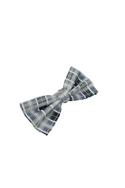 Brianze Bow Tie Black and White Plaid