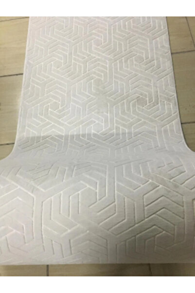 Dinarsu Merinos Armoni Oyma Desenli Halı Kaymaz Taban Yıkanabilir Yumuşak Yüzey Halı Yolluk