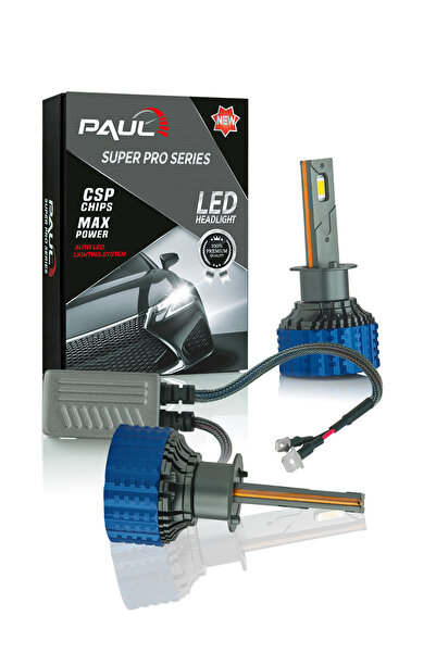 PAULLED Paul Süper Pro H1 24.000 Lümen Güç Şimşek Etkili Odaklı Ufuk Çizgili Csp Led 1 Yıl Garanti