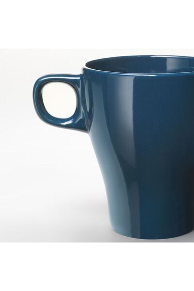 IKEA Fargrık 2 Pieces Mug Glass Dark Blue 205ml