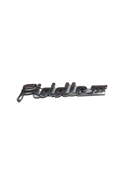 MotoExpress Sym Fiddle3 125-200 3D Sele Altı Yan Kapak Yazısı Amblemi Krom D1