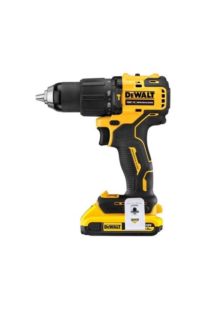 Dewalt DCD709D2T Impact Drill with 2 Batteries, 1200 W, Black Yellow