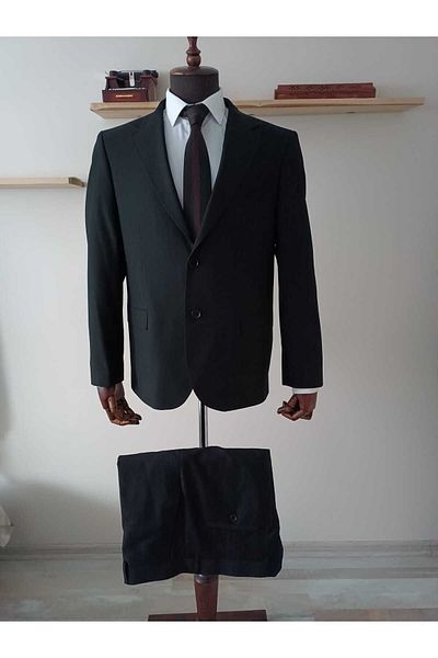 Querinca Black 4 Drop Suit (Taped Tie and Collar Ornament Gift)