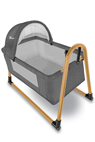 liabebek Lüks Gold Keten-kapitone Sallanır Sepet Beşik