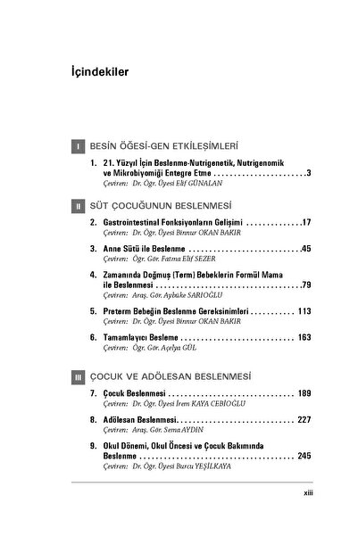 Tıbbi Yayınlar Merkezi Pediatrik Beslenme