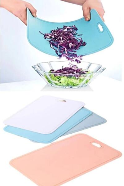 BÜYÜLÜ HOME Kesim Tahtası Kesim Matı Kesim Panosu Kesim Plastiği Pratik Meyve...