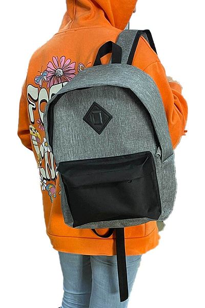 Woys Bags Gray Color Backpack Sports Bag - Gray School Bag Daily Use Bag