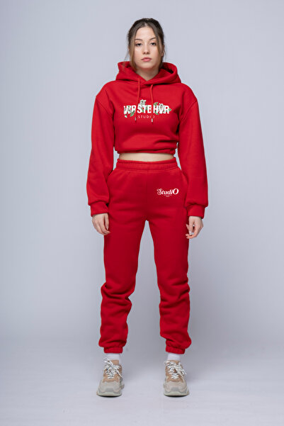 C&C OKULCUNUZ Wrstbhvr Worst Behavior Eşofman Jogger Takımı | Model Çiçek Bas...