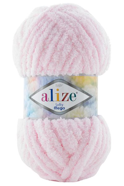 Alize Softy Mega (Thick) 31 Baby Pink Πλεκτό Σχοινί