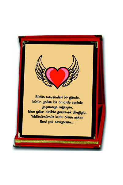 Reklambaskımerkezi Orta Boy Evlilik Yıldönümü Plaketi