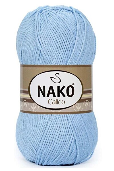 NAKO Calico 5028 Bebe Mavi El Örgü Ipi
