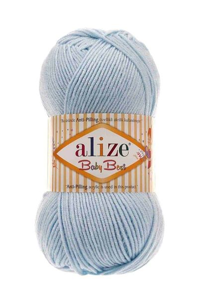 Alize Baby Best Hand Knitting Yarn Μαλλί Κωδικός χρώματος: 183 γαλάζιο