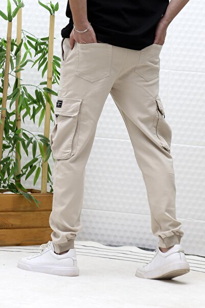 WAFRA Ανδρικό παντελόνι Cargo από ύφασμα Gabardine