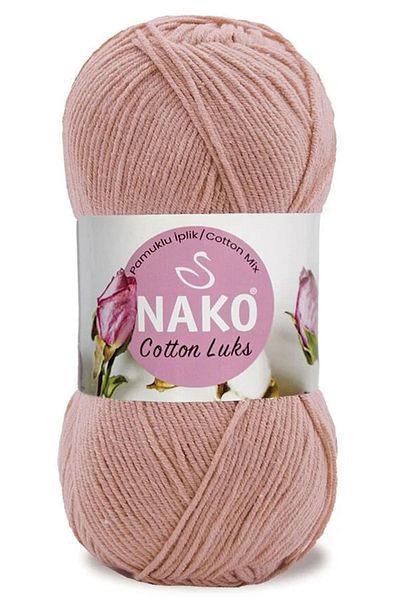 NAKO Κλωστή Πλεξίματος Cotton Luxury 97545 Λεκιασμένη Πούδρα