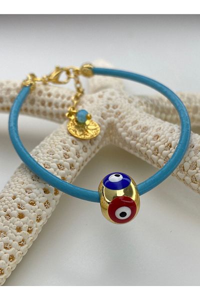tasarımhikayecisi Evil Eye Beaded Lucky Bracelet