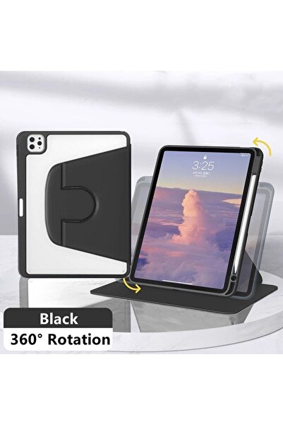 Fogy Ipad Pro 12.9 Inç 5. Ve 6. Nesil 2021 / 2022 M2 Çip Kılıf Standlı Kaleml...