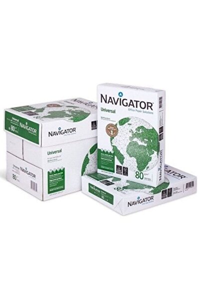 NAVİGATÖR Navigator A4 Copy Paper - 80 Gr, 1 Box, 5 Packs (2,500 Pages)