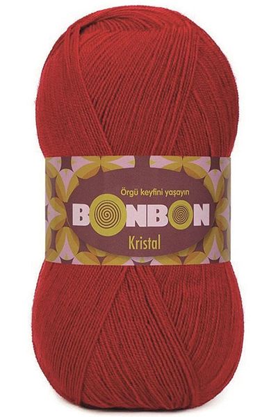 BONBON Crystal Fiber String - DarK Red Color Code 98237