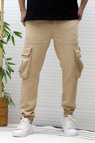 WAFRA Gabardine Fabric Men's Cargo Pants