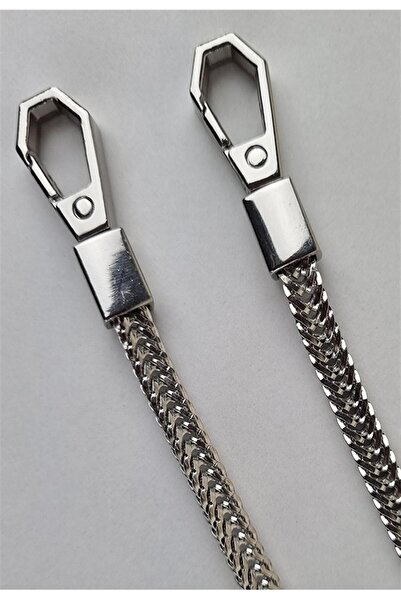 Şirin Yün Yılan Zincir Çanta Sapı 100 Cm Gri