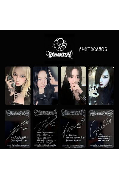 Kpop Dünyasi AESPA Armageddon POSTER Ver. Photocard Set