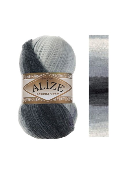Alize Angora Gold Batik El Örgü Ipi Ipliği Yünü Renk Kodu:1900
