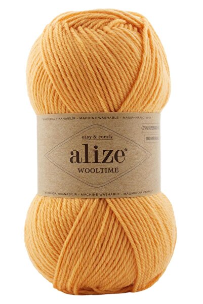 Alize Wool Time %75 Yünlü El Örgü İpi 423-Sarı