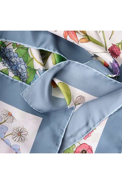 HUCKBERRY Flora Italian Premium Series - Φουλάρι Bandana και Como Φουλάρι από τη διάσημη Barbieri
