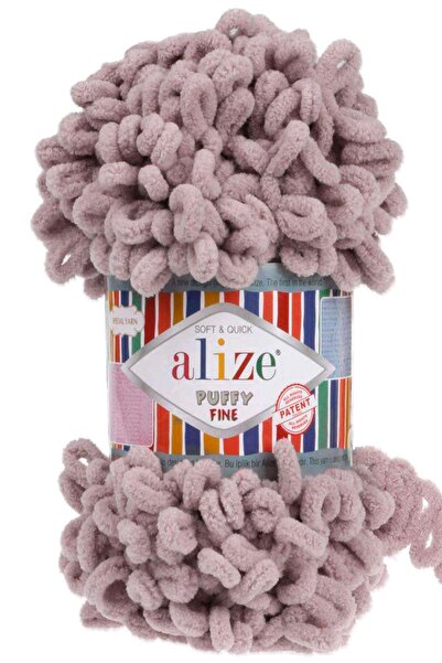 Alize Puffy Fine 268 Güvercin (Küçük İlmekli)