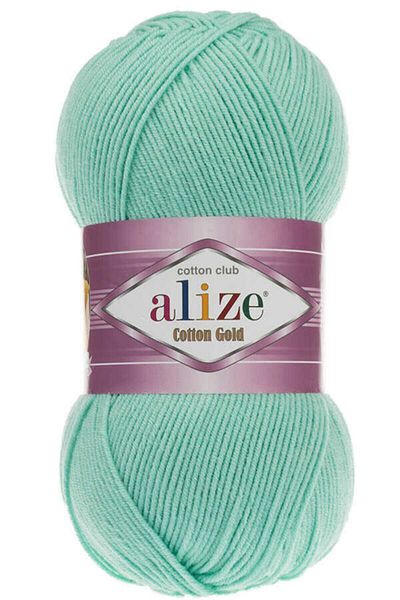 Alize 15 Νήμα πλεξίματος Water Green Cotton Gold