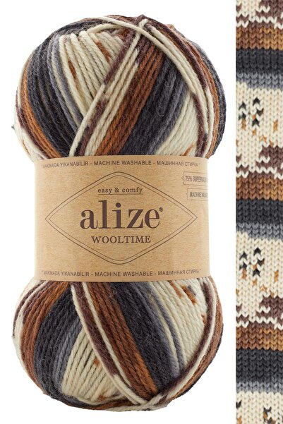 Alize Wool Time %75 Yünlü El Örgü İpi 11024