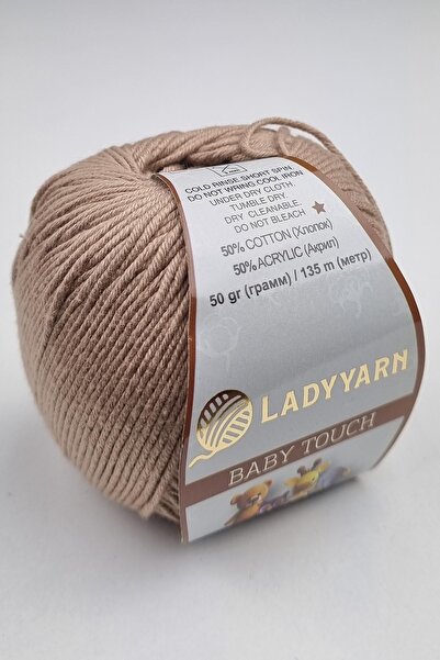 Lady Yarn Baby Touch Amigurumi Örgü İpi Vizon