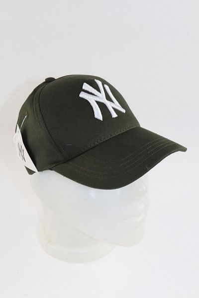 zirve şapka Pălărie brodată Ny New York verde kaki