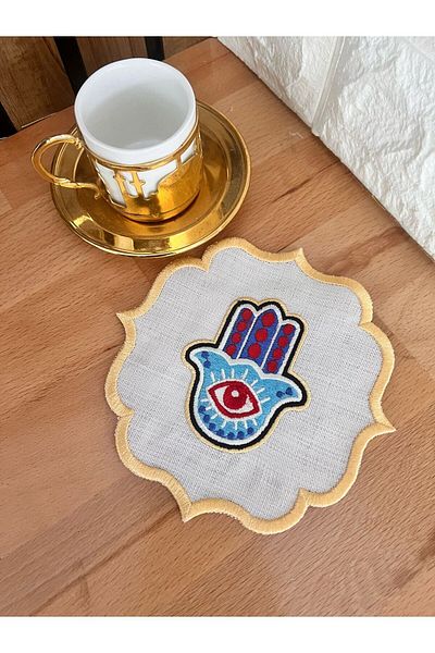 Nakışkonsept Fatma Ana Patterned Cocktail Napkin - 1 Piece