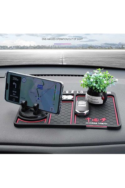 TİNEKE Magic Pad - Anti-slip Torpedo Organizer and Phone Holder for the Car