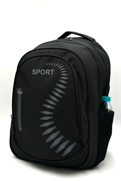 Bevitton Hafif Ortopedi Siyah Günlük Okul Sırt Çantası Sport