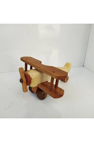 Ahşap Wooden Toy Airplane