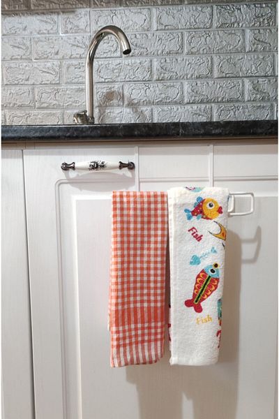 Metalife Paper Towel Rack for Kitchen Shelf - Shelf Organizer