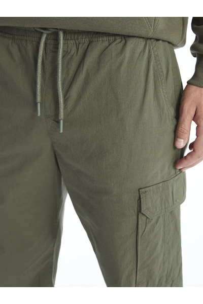 LC Waikiki LCW Casual Haki Standart Kalıp Poplin Erkek Pantolon