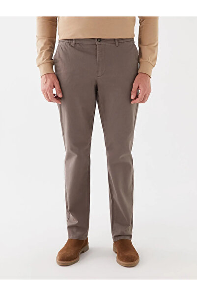 LC Waikiki Lcwaikiki Classic Men's Chino Pants - Brown, Standard Fit