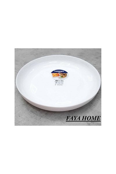 Luminarc Faya Home - 25 Cm White Asiette Measure Serving Plate 2 Pieces