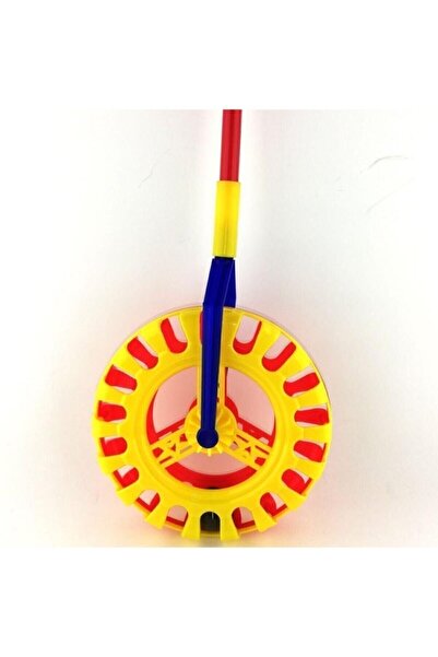 Joy and Toys Ket21 küçük Zilli Teker Çıngıraklı Baston Oyuncak Tekerlekli Çın Çın