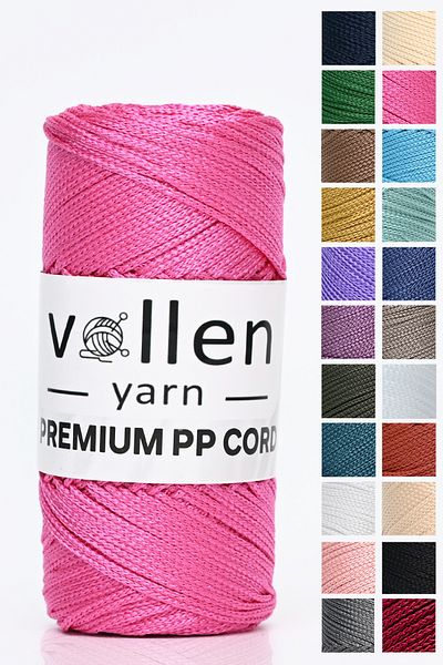 vollen yarn 1,5mm-150mt Πολυεστερικό νήμα μακραμέ, νήμα Supla, νήμα τσάντας, νήμα βραχιολιών, μακραμέ, φούξια