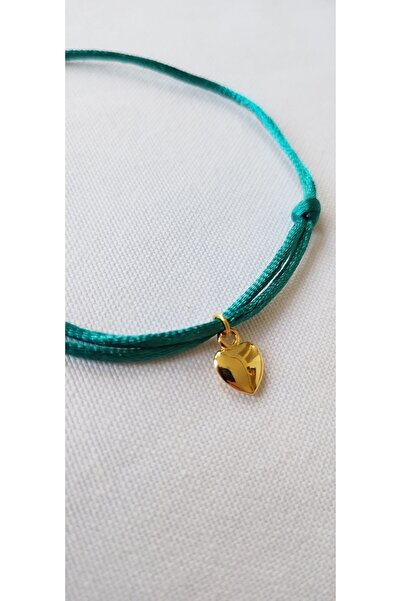 Bella Sera Studio Petrol Mavisi Saten Ip Kalpli Halhal