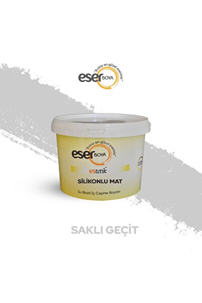 Eser Boya Estetik Silikonlu Mat Silinebilir Iç Cephe Duvar Boyası Saklı Geçit...