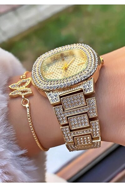 ÇENÇEN Taşlı Kadın Kol Saati