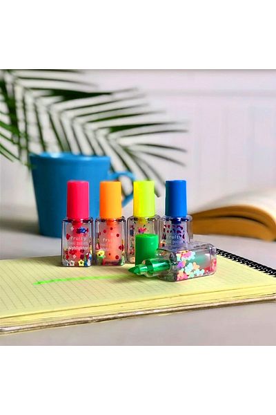 Polin 5-color Nail Polish Highlighter Set